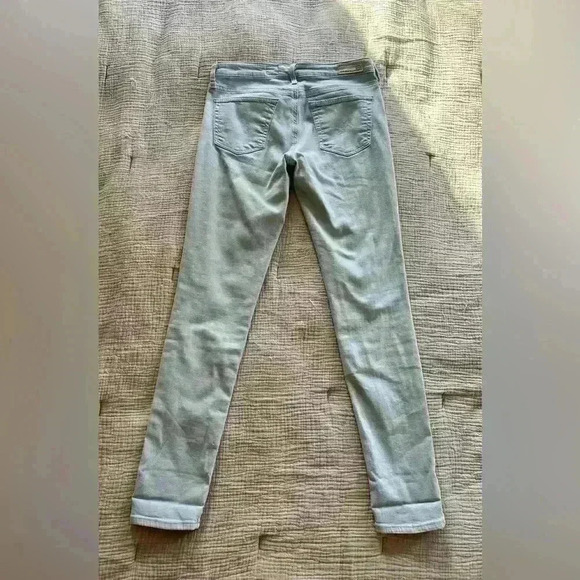 SALE | AG Super Skinny Ankle Legging Jeans | Light Blue Wash | 26R - Picture 12 of 14